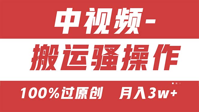 【中视频新思路】双重去重100%过原创，无脑搬运一键多渠道发布，一人可操作-点点短视频网